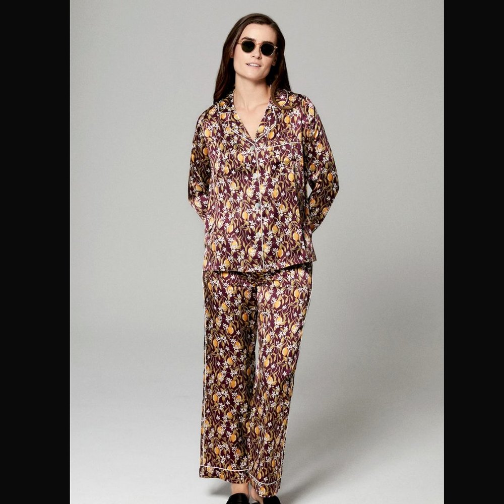 NWT Bedhead Silk Pajamas Liberty Print